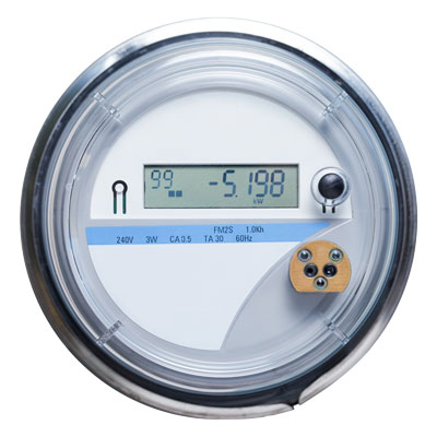 smart meter with digital LCD display